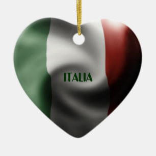 Italian Pride Ceramic Tree Decoration