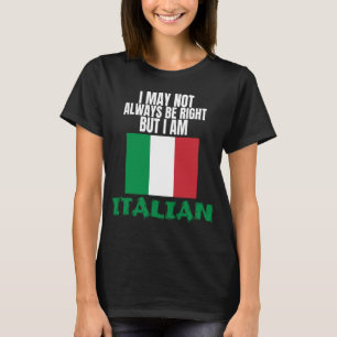 Italian Pride Italia Proud To Be Italian Heritage  T-Shirt