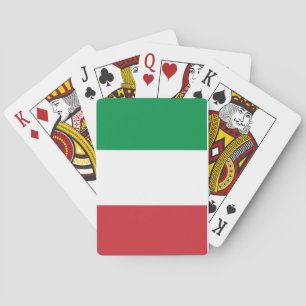 Italian pride playing cards
