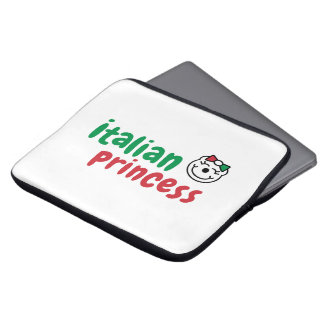 Italian Princess – Cute Hand-Drawn Bear Laptop Sleeve