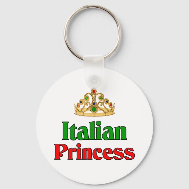 Italian Princess Key Ring (Front)