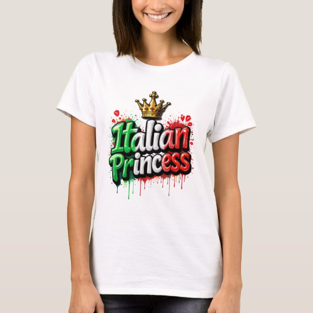 Italian Princess Tri-Blend Shirt (Front)