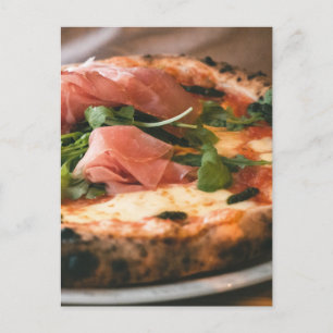 Italian Prosciutto Pizza Postcard