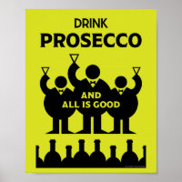 Italian Prosecco sparkling wine