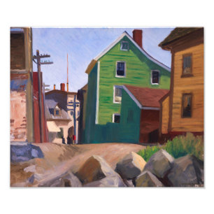 Italian Quarter, Gloucester Edward Hopper Photo Print