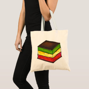 Italian Rainbow Seven Layer Christmas Cookie Baker Tote Bag