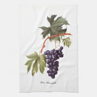 Italian Red Grapes Kitchen Towel