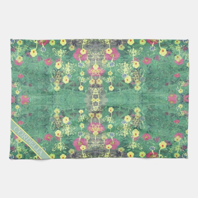 Italian Renaissance Garden Kitchen Towel (Horizontal)