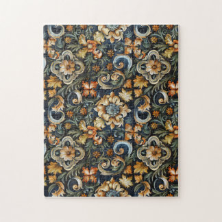 Italian Renaissance in Blue  Jigsaw Puzzle
