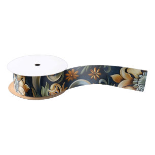 Italian Renaissance in Blue Satin Ribbon