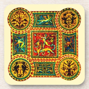 Italian Renaissance motifs Coaster