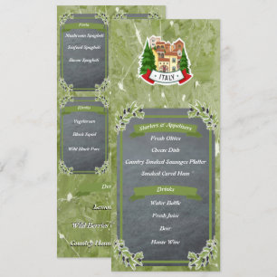 Italian restaurant 10.16 x 23.5 menu