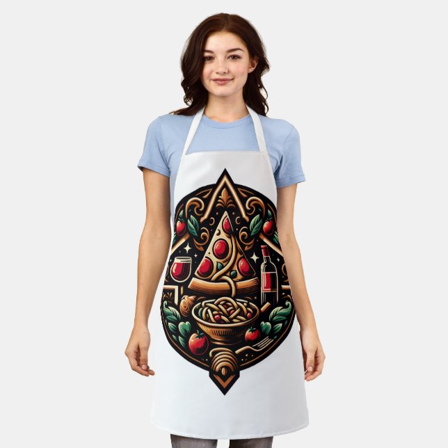 Italian restaurant apron (Worn)