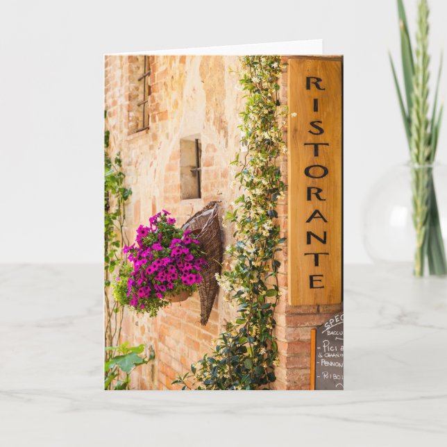 Italian Restaurant Card (Front)