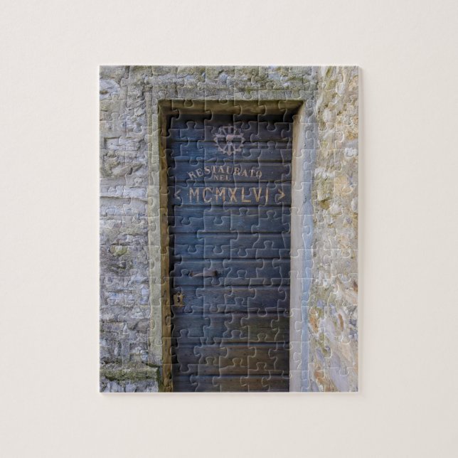 Italian Restaurant Secret Back Door - 8x10 inch Jigsaw Puzzle (Vertical)