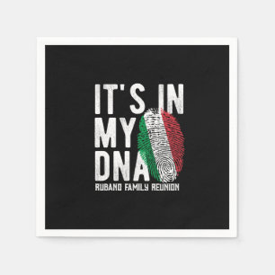 Italian Reunion Party Napkin