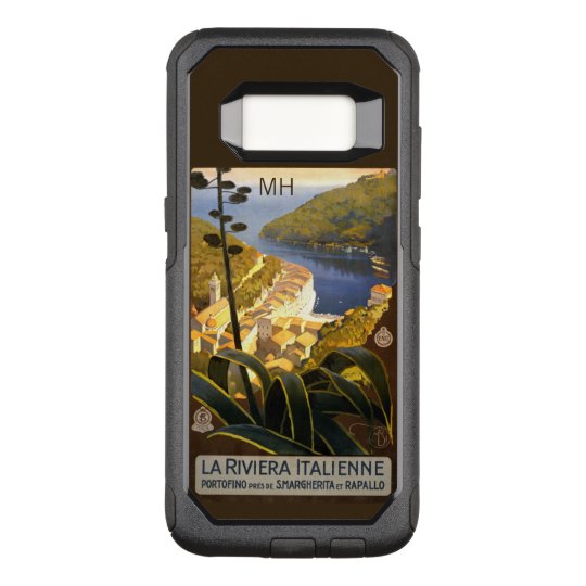 Italian Riviera custom monogram phone cases