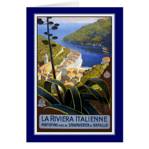 Italian Riviera Travel Poster
