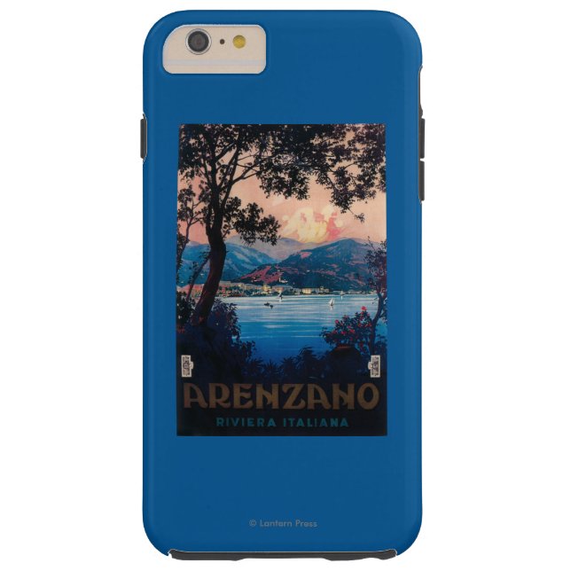 Italian Riviera Travel Poster Case-Mate iPhone Case (Back)