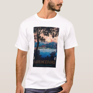 Italian Riviera Travel Poster T-Shirt