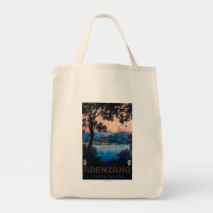 Italian Riviera Travel Poster Tote Bag