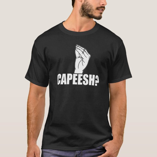 Italian Roots  Italy Culture Capeesh T-Shirt (Front)