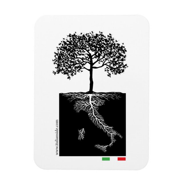 Italian roots magnet (Vertical)
