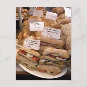 Italian Salami Postcard