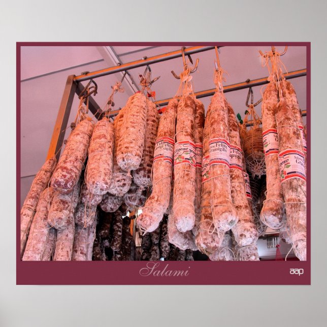Italian Salami Poster (Front)