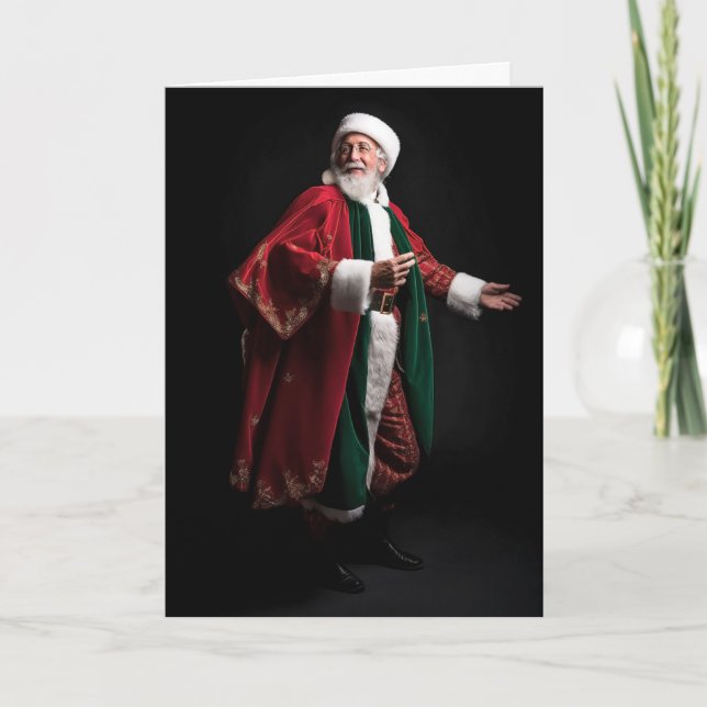 Italian Santa Christmas Card (Front)