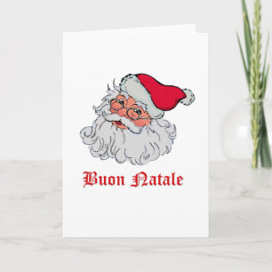 Italian Santa Claus #2 Holiday Card