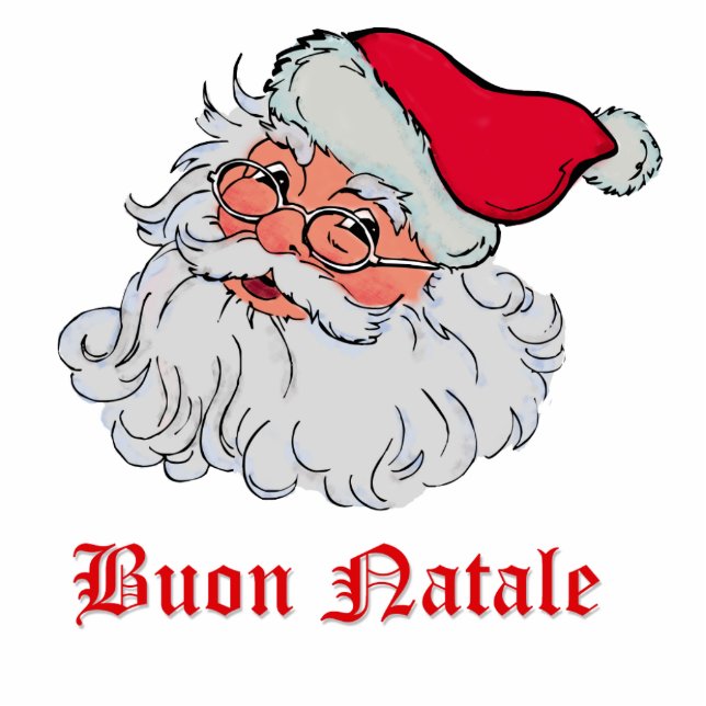 Italian Santa Claus #2 Photo Sculpture Decoration (Front)
