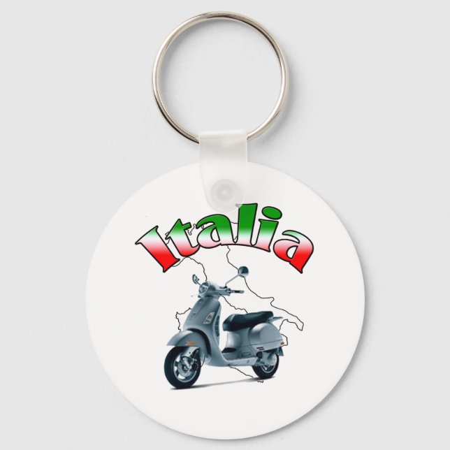 Italian Scooter Key Ring (Front)