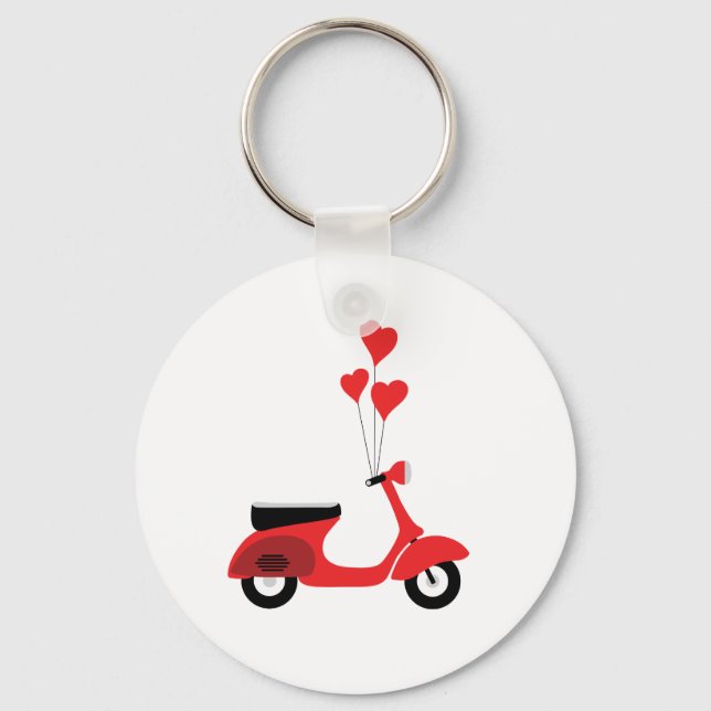 Italian Scooter Key Ring (Front)