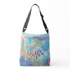 Italian seaside garden bag by artist Joanne Short