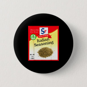 Italian Seasoning Sce Group Costume Family Matchin 6 Cm Round Badge