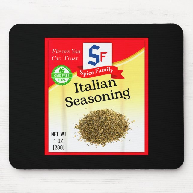 Italian Seasoning Sce Group Costume Family Matchin Mouse Mat (Front)