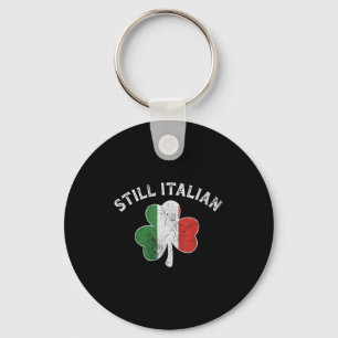 Italian shamrock funny st patricks day saint patty key ring