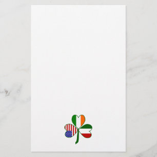 Italian Shamrock Stationery