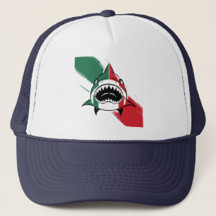Italian shark  trucker hat