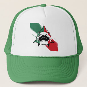 Italian Shark Trucker Hat