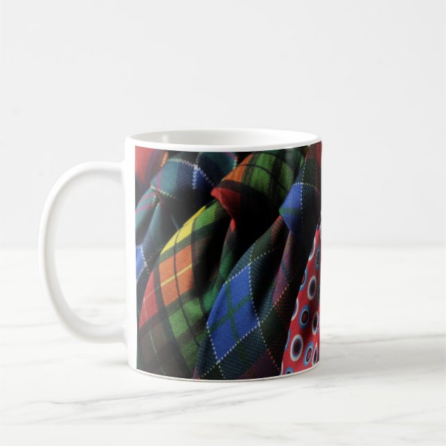 Italian Silk Neckties Coffee Mug (Left)
