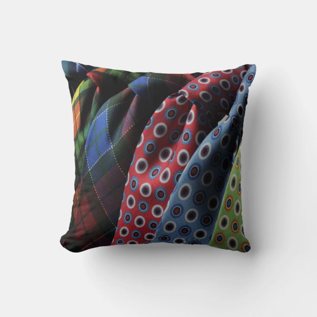 Italian Silk Neckties Cushion (Front)