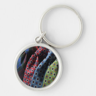 Italian Silk Ties Key Ring