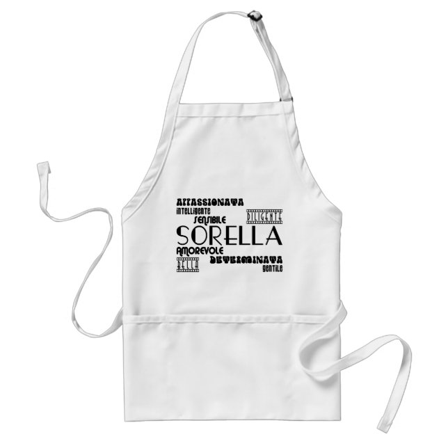 Italian Sisters : Qualities Standard Apron (Front)