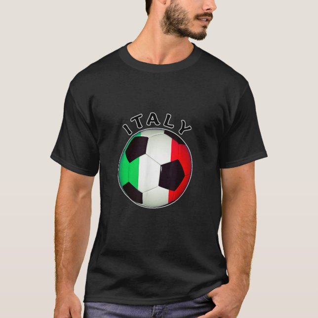 Italian Soccer Apparel De Futbol Italiano T-Shirt (Front)