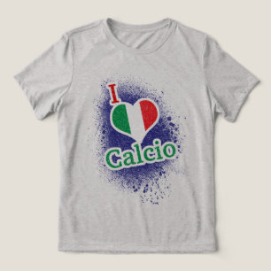 Italian Soccer Calcio Football T-Shirt Tri-Blend Shirt