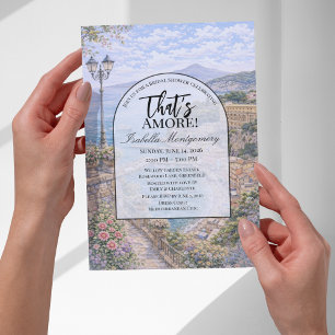 Italian Sorrento That’s Amore Bridal Shower Invitation