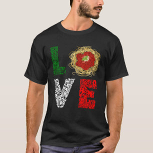 Italian Spaghetti Bolognese Parmesan Pasta Noodle T-Shirt