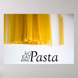 Italian spaghetti poster